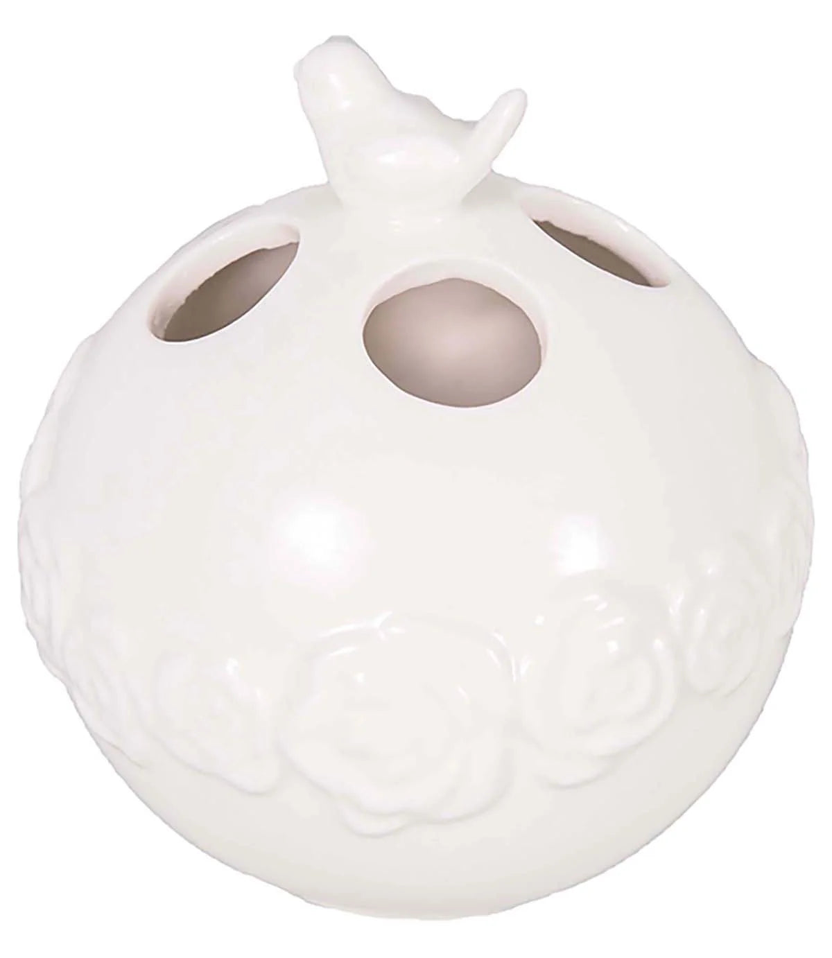 Szappanadagoló Porcelán virágos madárkás fogkefe tartó