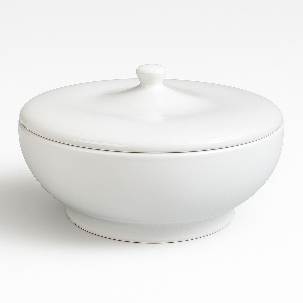 RAK fehér porcelán leveses tál 2 liter
