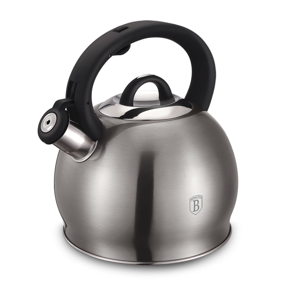 Rozsdamentes acél indukciós teáskanna 3 literes Berlinger Haus Matte Black