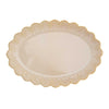 Tálka Rusztikus porcelán ovális sültes kínáló tál Fleuri Terracotta