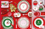 Porcelán desszerttes tányér szett 4 db-os 19,5 cm díszdobozban Christmas Twist