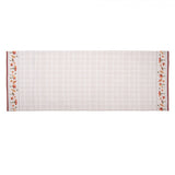 Pamut asztali futó 50x140 cm Kockás gombás