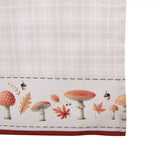 Pamut asztali futó 50x140 cm Kockás gombás