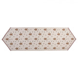 Karácsonyi pamut asztali futó 50x160 cm Classic Gingerbread Magic