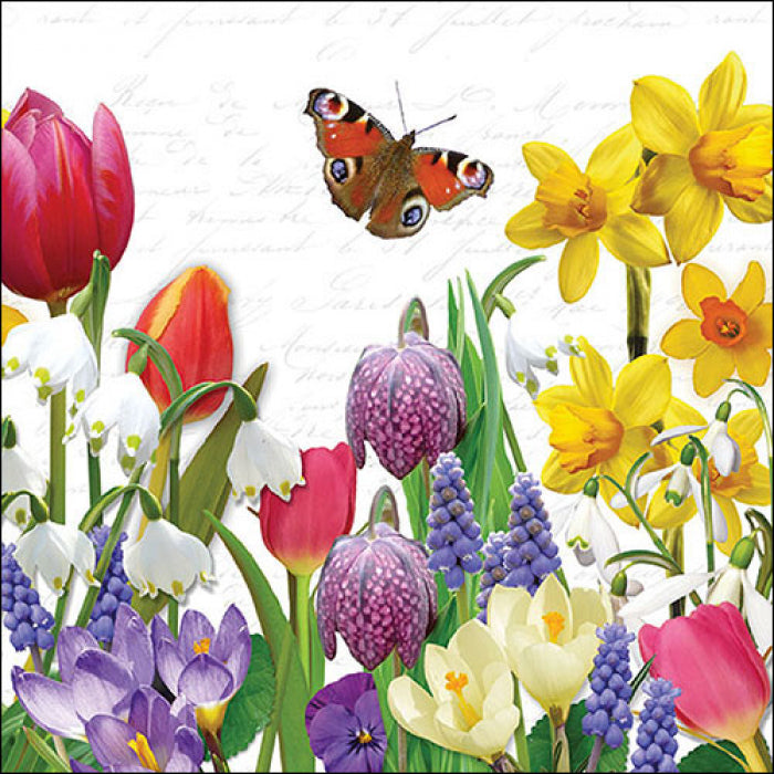 Tavaszi érzés háromrétegű papírszalvéta 33x33 cm 20 db-os