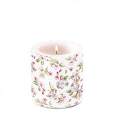 Gyertya Tavaszi virágos átvilágítós viaszgyertya Spring blossom kicsi