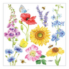 Szalvéta Tavaszi virágos Papírszalvéta 33x33 cm Flowers