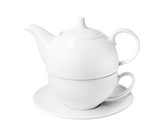 Duo Raphael fehér porcelán teázó szett - 1 személyes - 300/550 ml