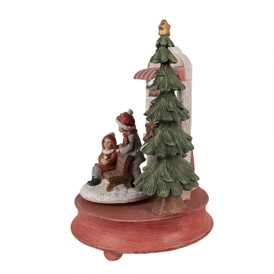 Diótörő Télapó bódé karácsonyi zenedoboz Jingle Bells