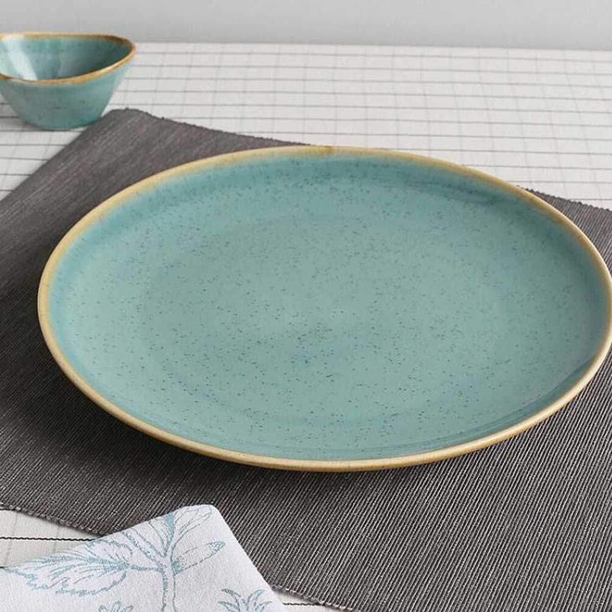 Tognana Trend Split lapostányér türkiz porcelán 29 cm