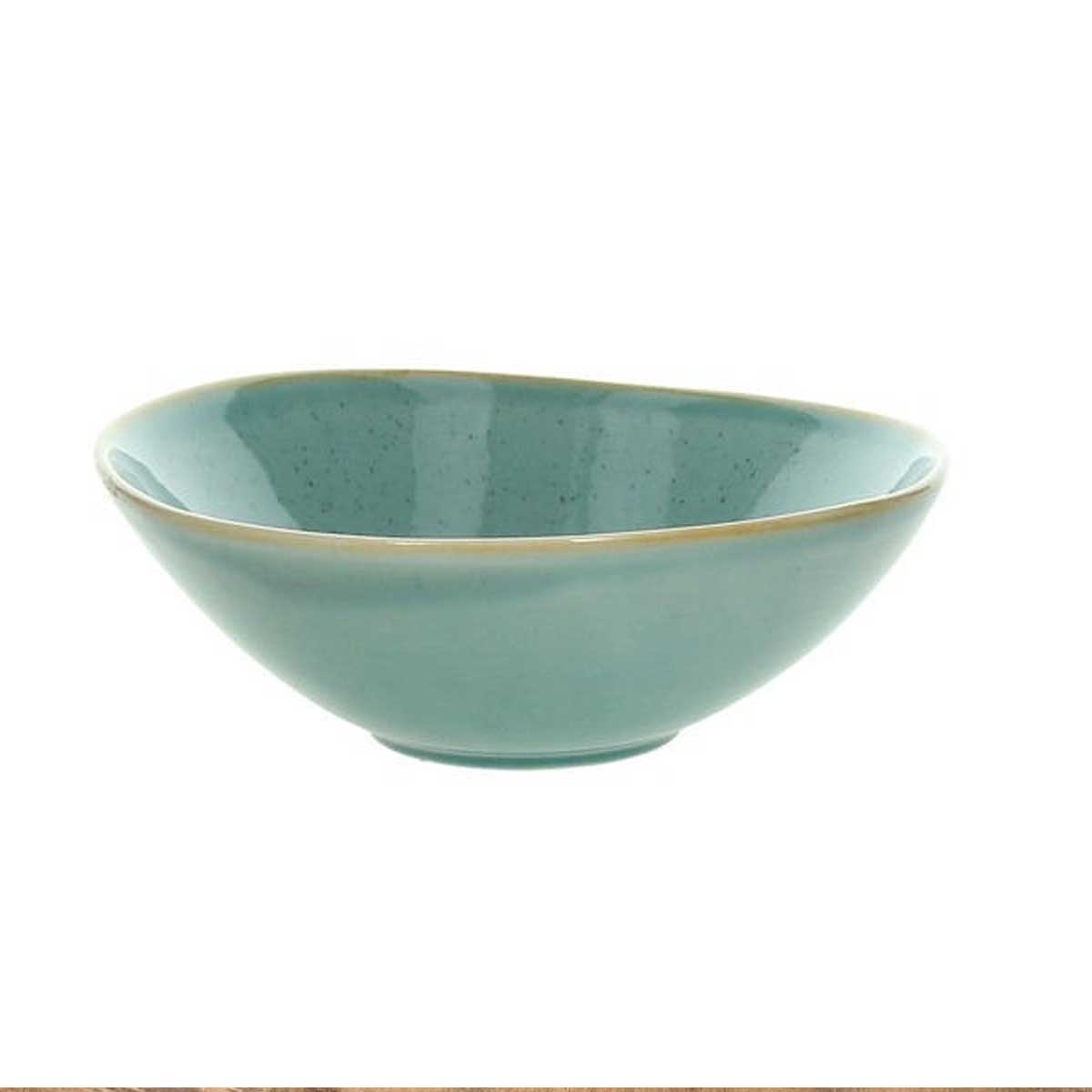 Tognana Trend Split salátás tál 22 cm türkiz porcelán