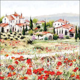 Szalvéta Toszkán festmény papírszalvéta 33x33 cm 20 db-os