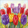 Szalvéta Tulipán virágos papírszalvéta 33x33 cm 20 db-os