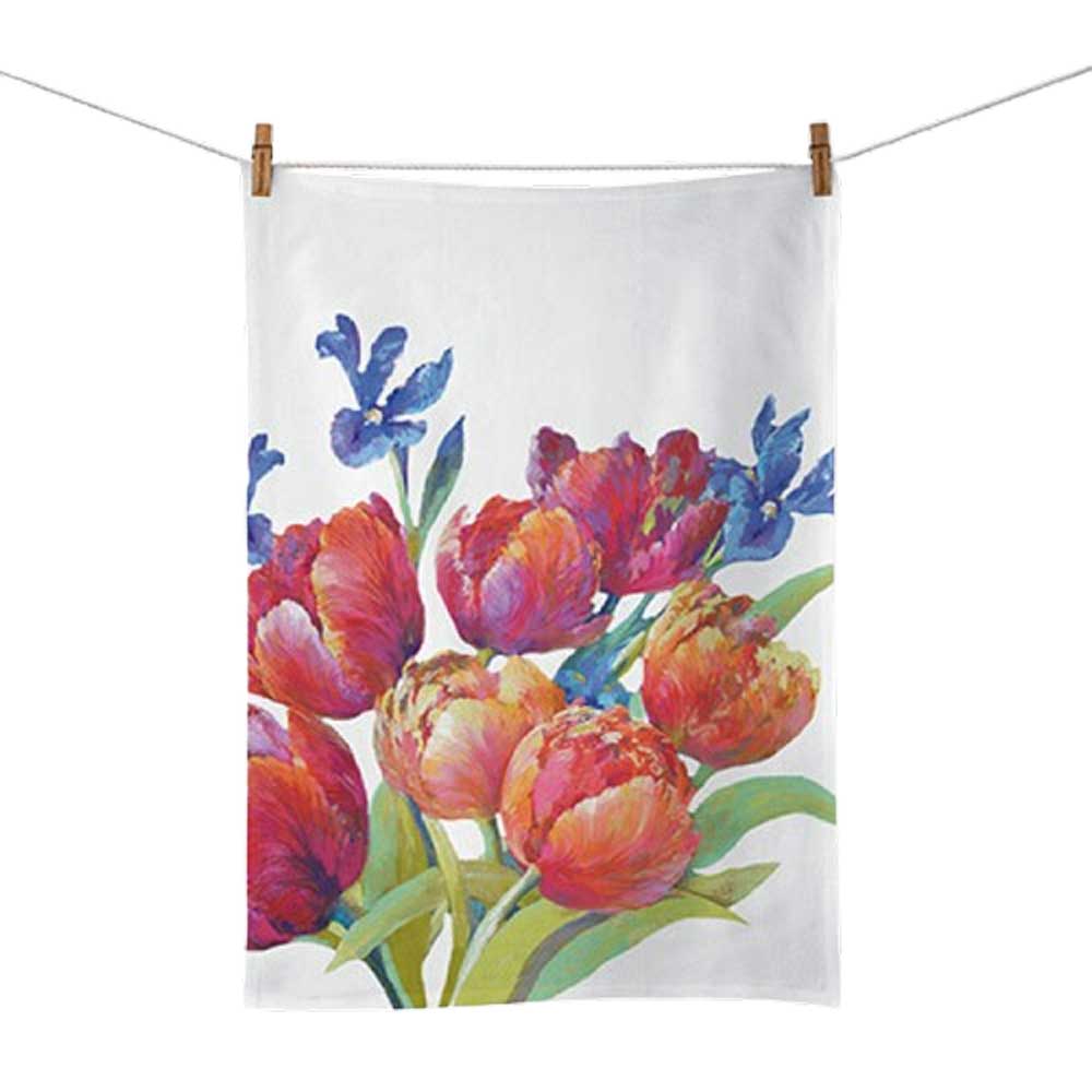 Konyharuha Tulipános pamut konyharuha Tulips of joy