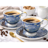 Van Gogh Csillagos éj porcelán csésze aljjal - 250 ml - szív díszdobozos