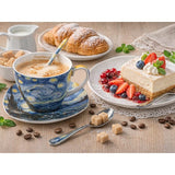 Van Gogh Csillagos éj porcelán csésze aljjal, kanállal - 250 ml - díszdobozos