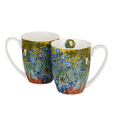 Van Gogh Íriszek porcelán bögre szett – 2 darabos 360 ml – díszdobozos