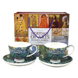 Van Gogh Íriszek porcelán csésze aljjal szett - 250 ml - díszdobozos