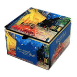 Van Gogh Kávéház éjjel üveg ékszertartó doboz - 10x7x10 cm