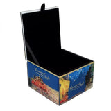 Van Gogh Kávéház éjjel üveg ékszertartó doboz - 10x7x10 cm
