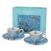 Van Gogh Mandulavirágzás porcelán espresso kávéscsésze aljjal 110 ml – 2 személyes – díszdobozos