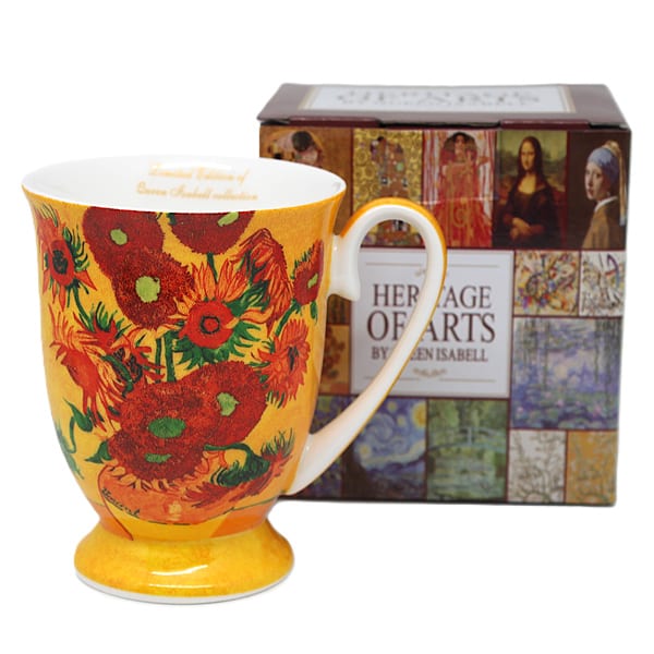 Van Gogh Napraforgók porcelán bögre - 300 ml