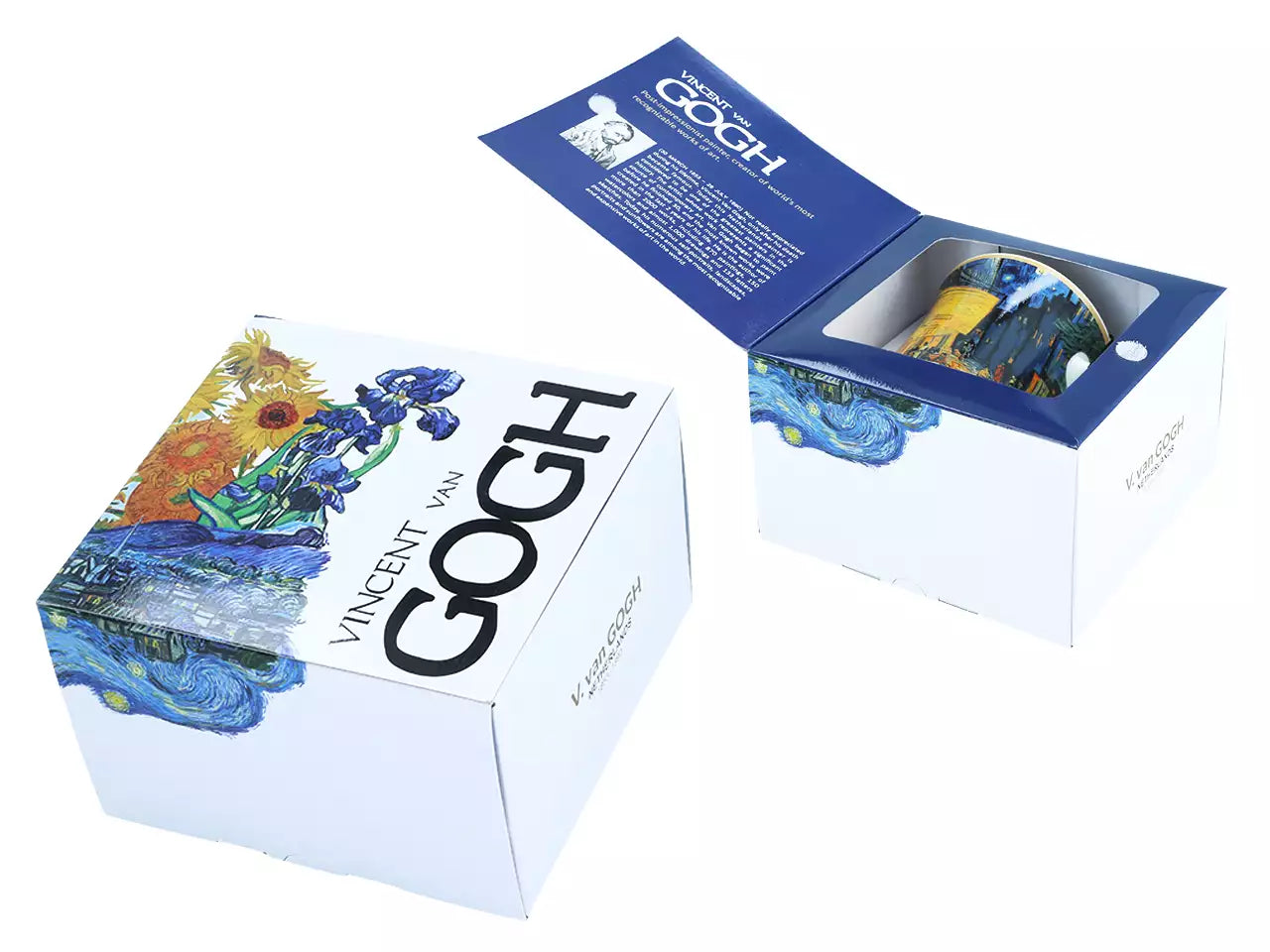 Bögre, csésze Van Gogh porcelán bögre díszdobozban 350 ml Kávéház éjjel
