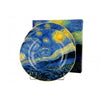 Tányér, étkészlet Van Gogh porcelán desszertes tányér 2 db szett Csillagos Éj