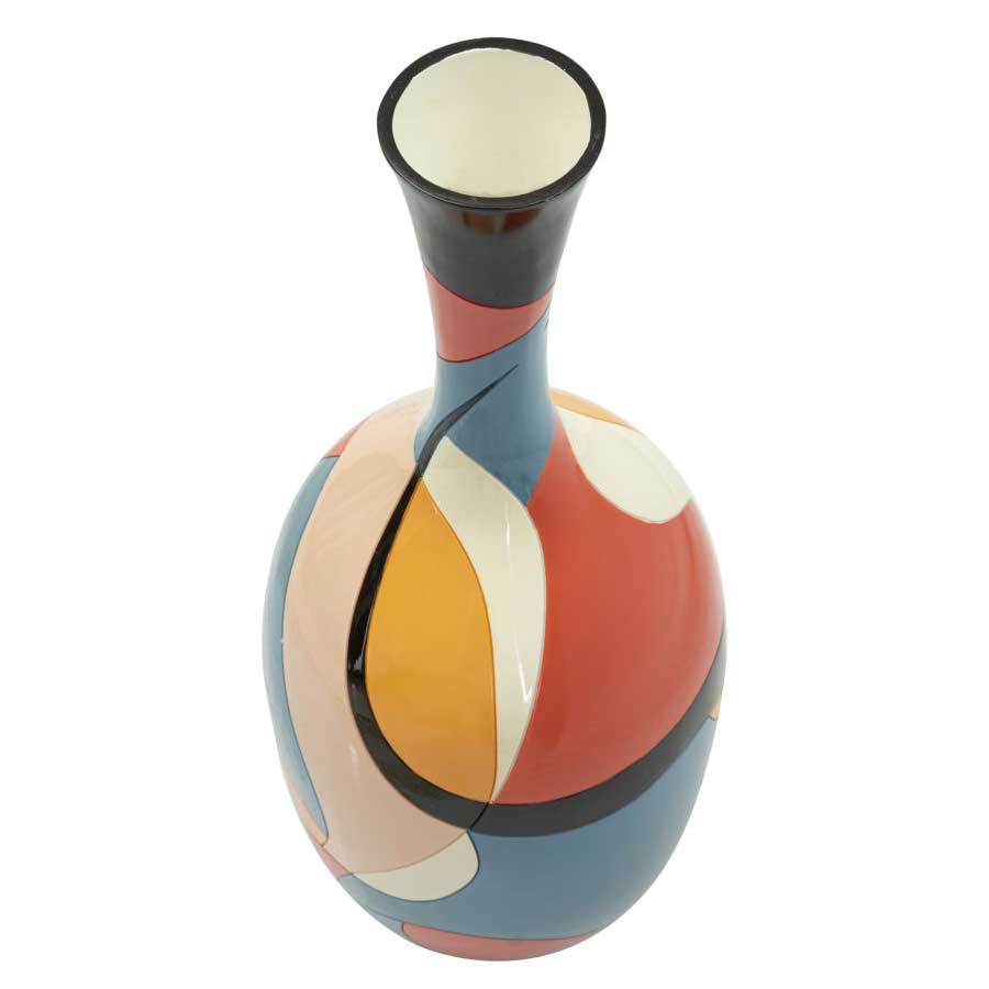 RUBIC art deco színes magas padlóváza Ø 25X66 cm Váza Mauro Ferretti