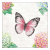 Szalvéta Vintage pillangós papírszalvéta 33x33 cm 20 db-os