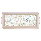Tálca Vintage porcelán kínáló tálca 35x15 cm Birds Melody