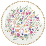 Virág mintás porcelán desszertes tányér szív díszes peremmel Easy Life Mon Amour