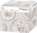 Virágos 18 részes porcelán étkészlet Tognana Poesia