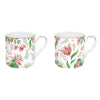 Bögre Virágos porcelán bögre 2 db szett díszdobozban Botanic Chic