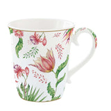 Bögre Virágos porcelán bögre díszdobozban Botanic Chic