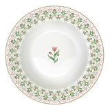 Étkészlet Virágos porcelán mélytányér Botanic Chic