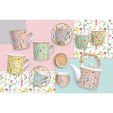 Bögre Virágos porcelán nagy bögre 600 ml Coffee Mania Meadow Flowers