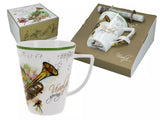 Vivaldi porcelán bögre díszdobozban - 400 ml Négy évszak Tavasz