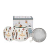 Karácsonyi diótörő Porcelán szűrős bögre 400 ml díszdobozban Christmas Nutcracker