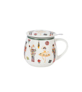 Karácsonyi diótörő Porcelán szűrős bögre 400 ml díszdobozban Christmas Nutcracker