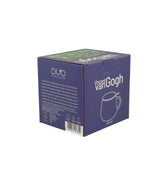 Monet porcelán öblös teás bögre fém szűrővel - 430 ml - Íriszek