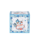 Karácsonyi hóemberes porcelán szűrős bögre díszdobozban Snowman