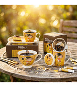 Porcelán reggeliző csésze aljjal 450 ml Klimt A Csók