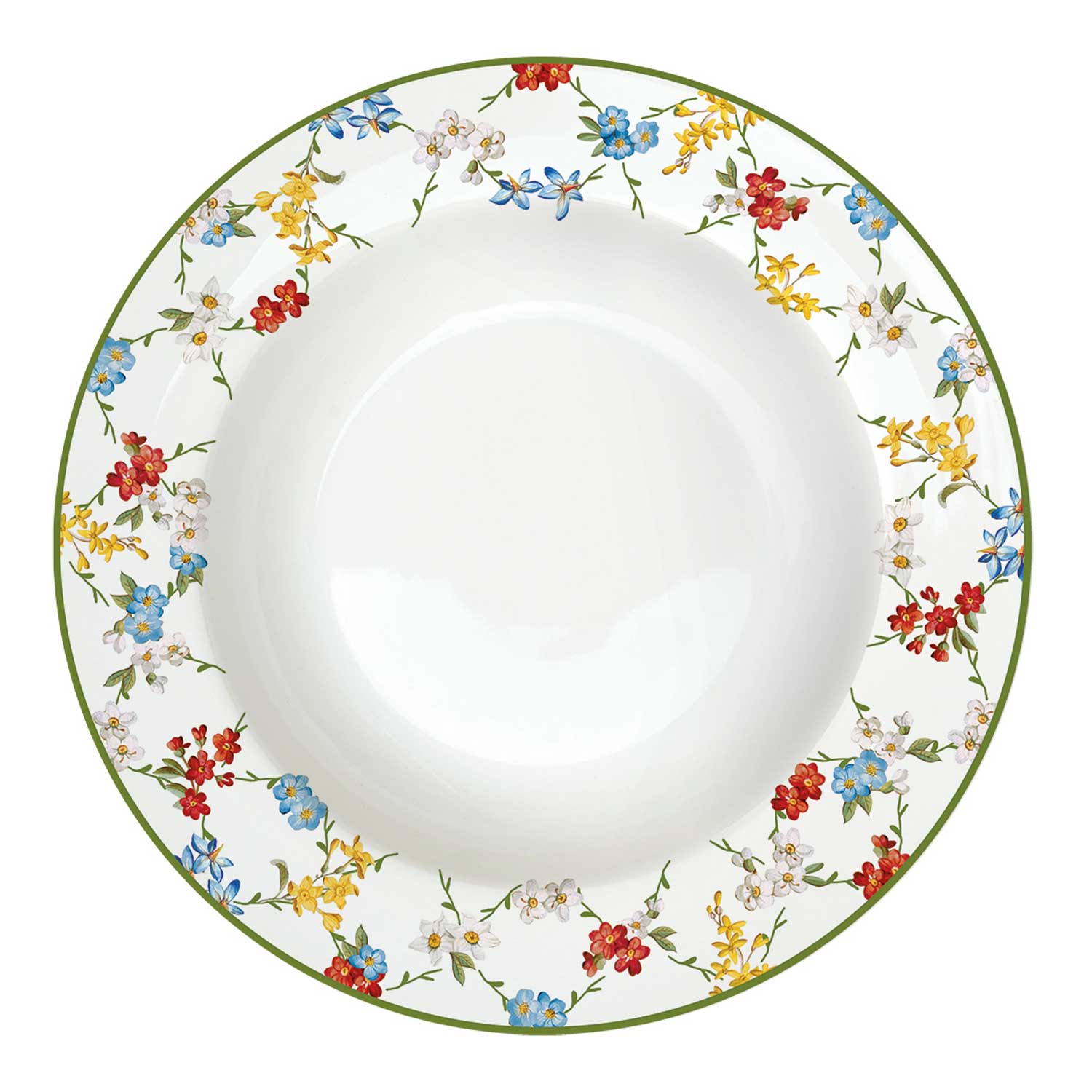 Tányér, étkészlet 18 részes porcelán étkészlet virág mintás Garden Dreams