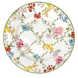 Tányér, étkészlet 18 részes porcelán étkészlet virág mintás Garden Dreams