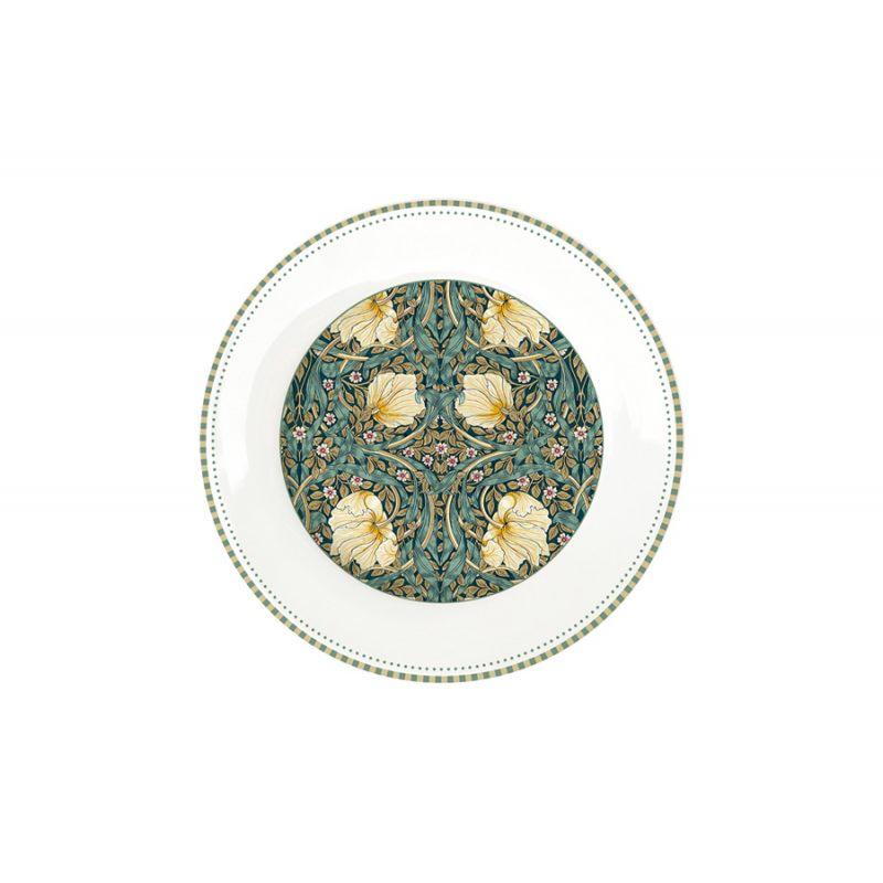 Tányér, étkészlet 18 részes porcelán étkészlet William Morris Black