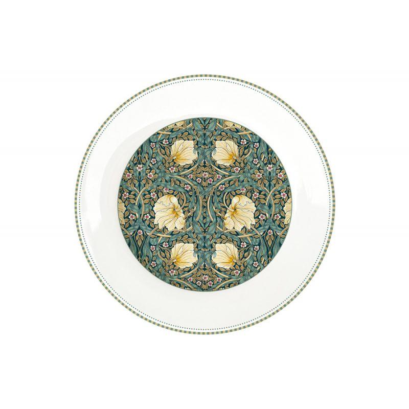Tányér, étkészlet 18 részes porcelán étkészlet William Morris Black