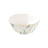 Tányér, étkészlet 18 részes prémium porcelán étkészlet levél mintás Botanique