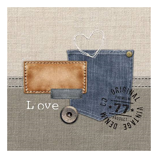 Szalvéta Original Denim papírszalvéta