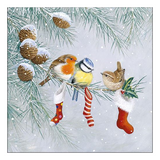 Szalvéta Karácsonyi papírszalvéta Christmas Socks